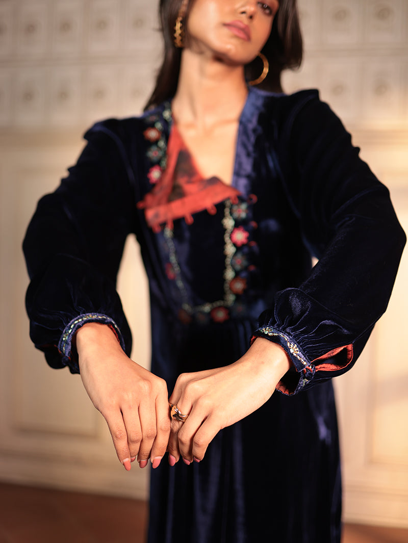 BEATRIX DRESS WITH BAHAR EMBROIDERY