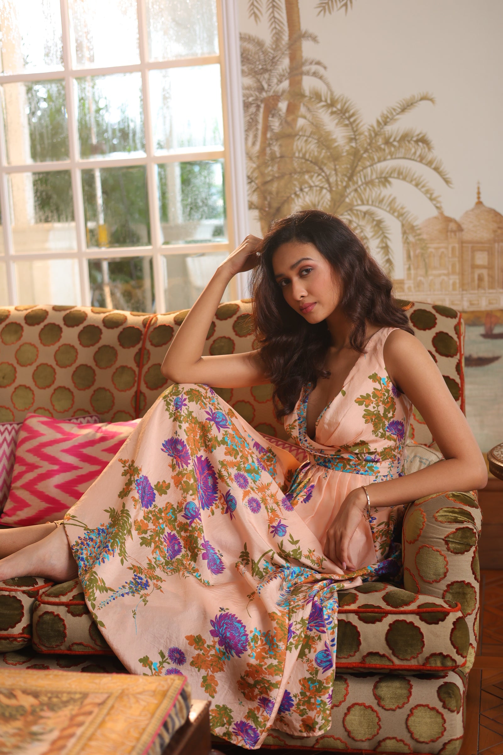 INES SILK DRESS