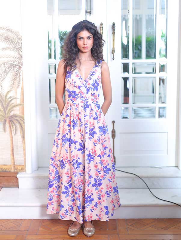 INES SILK DRESS