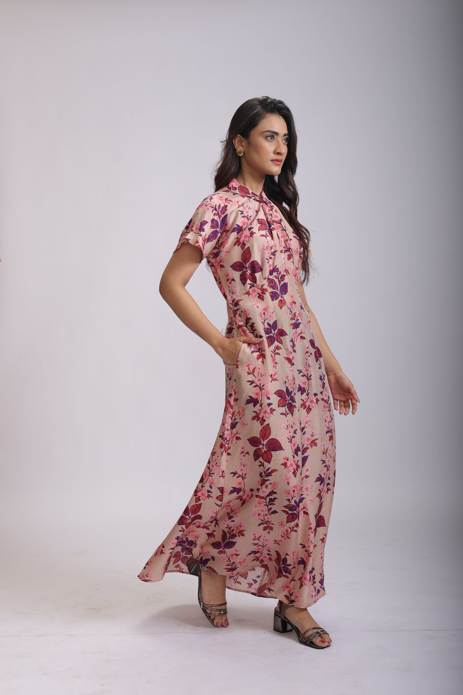 DEVI DRESS SILK
