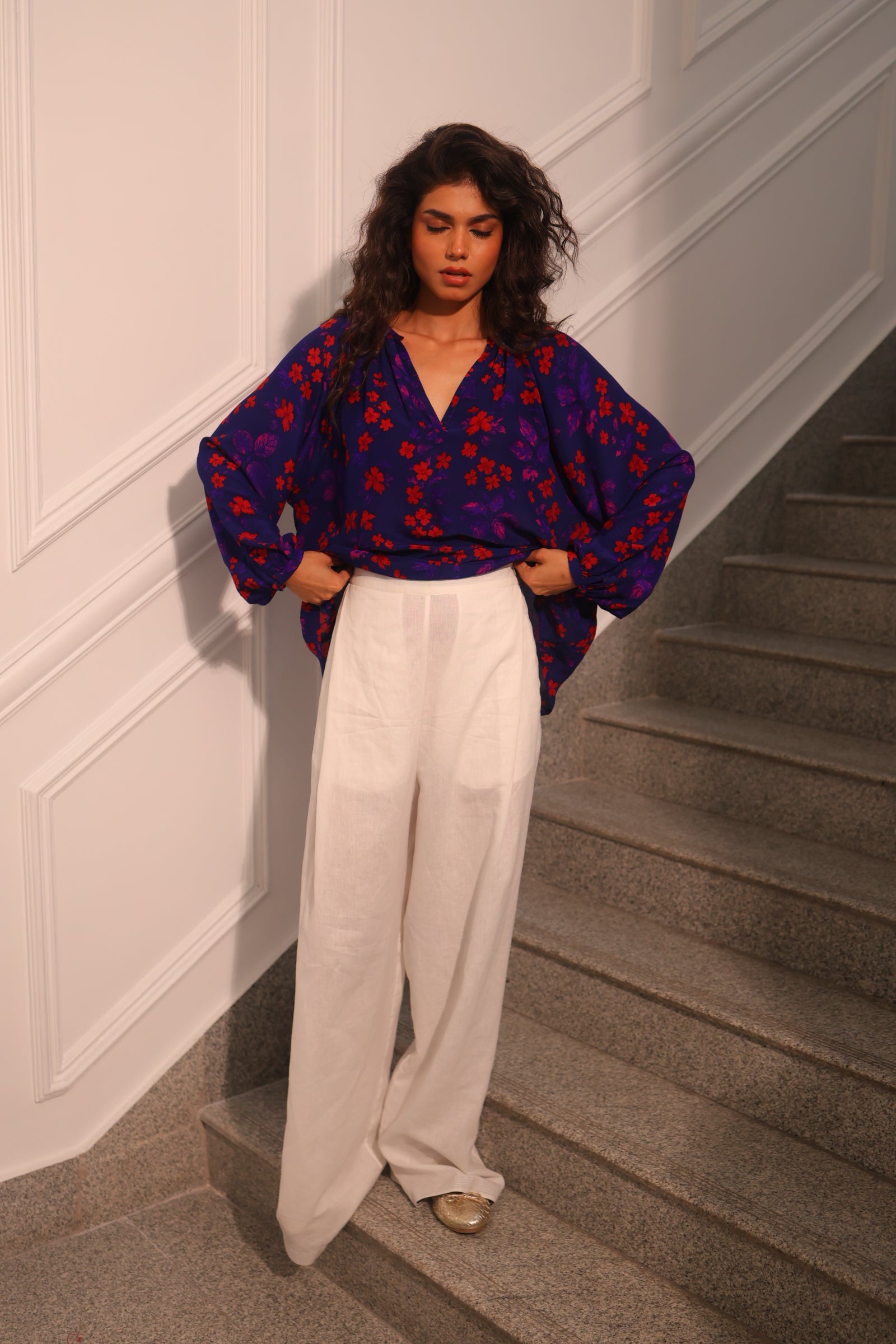 SILVIA SILK BLOUSE