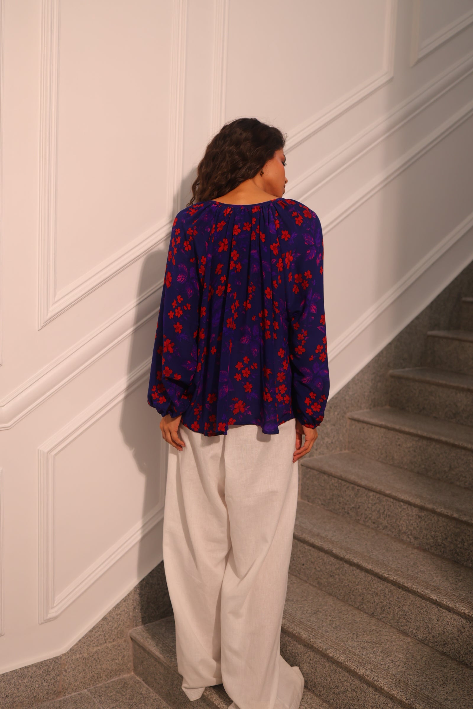 SILVIA SILK BLOUSE