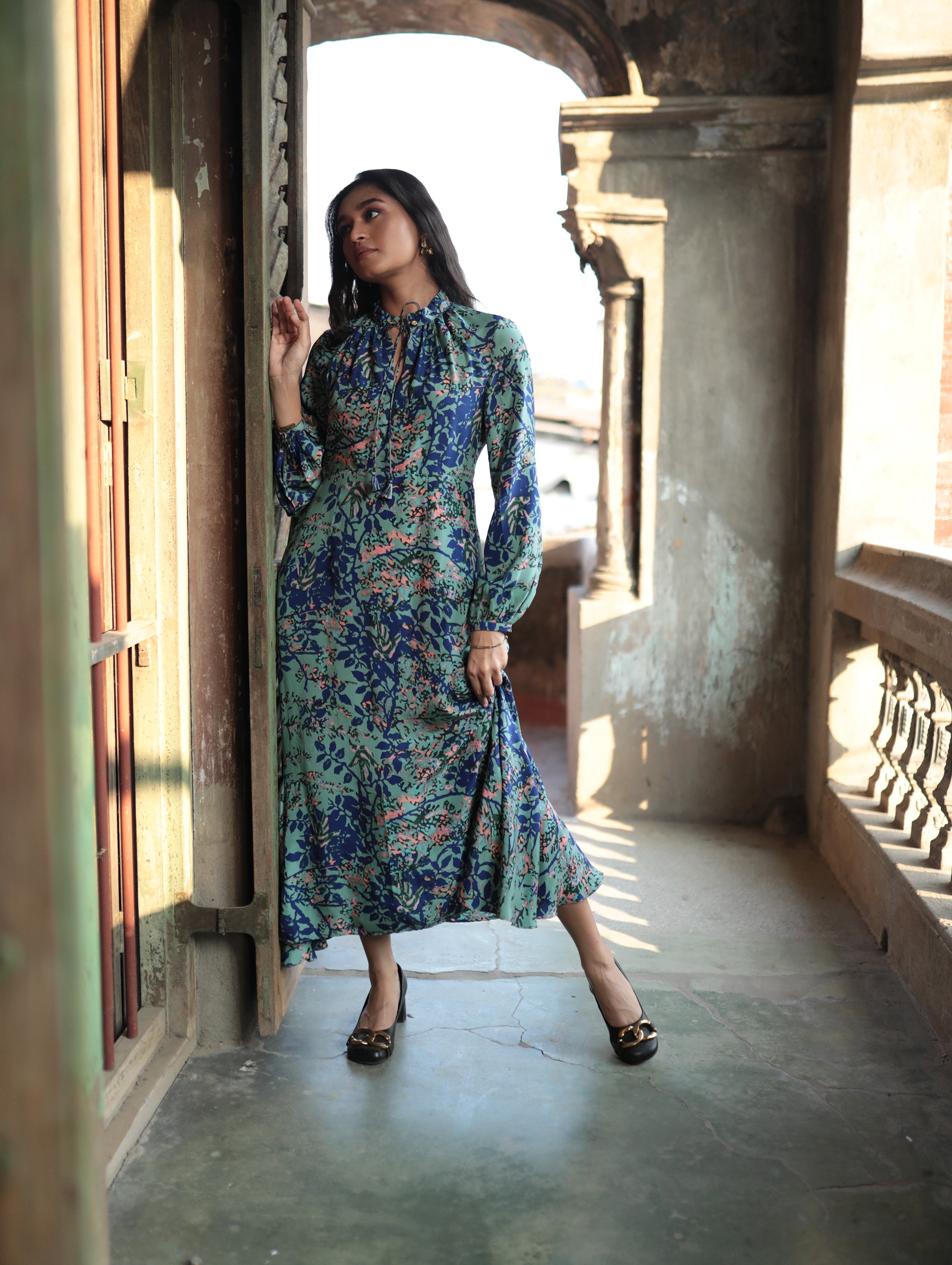 SILVIA SILK DRESS