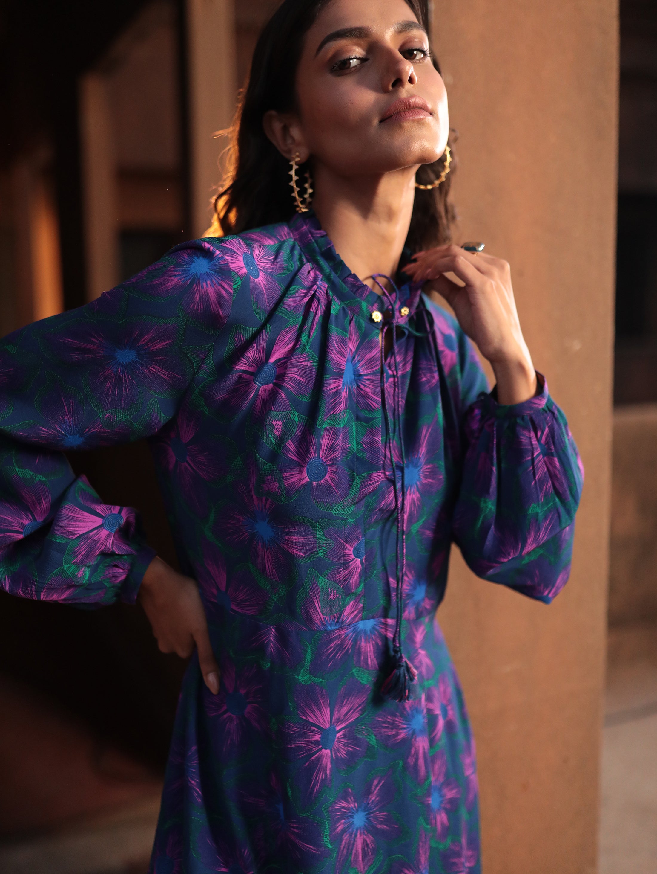 SILVIA SILK DRESS