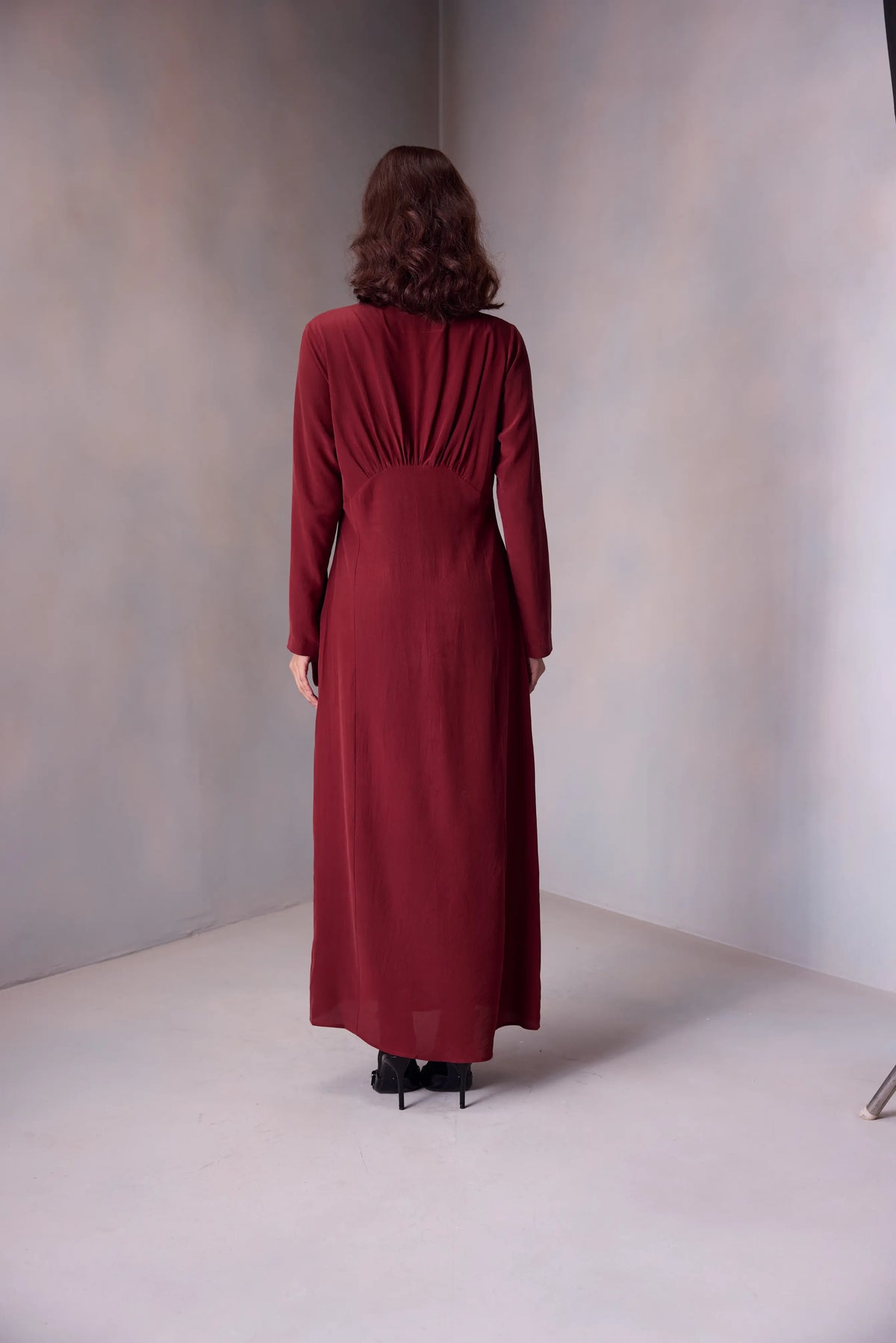 Sherry Dress In Heavy Silk