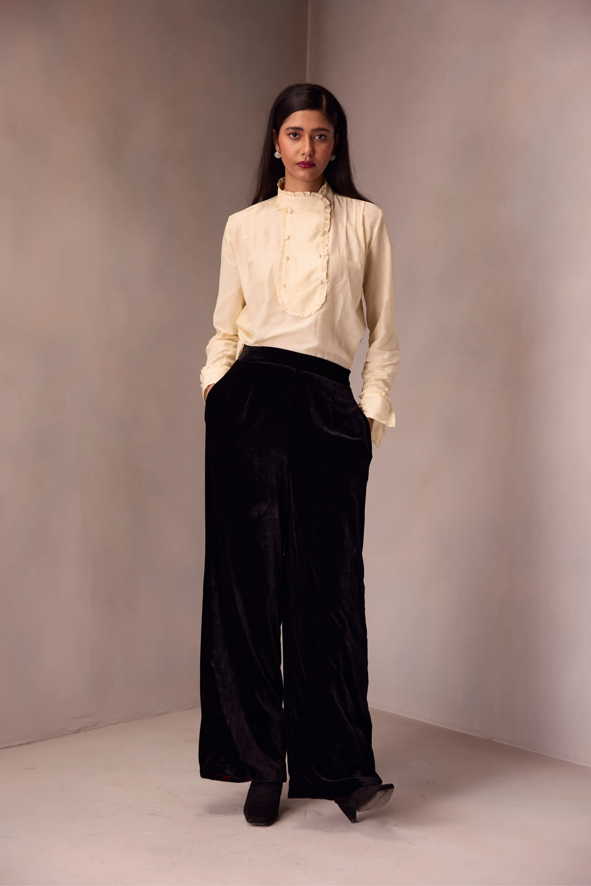 Emilly Blouse In Silk Cotton