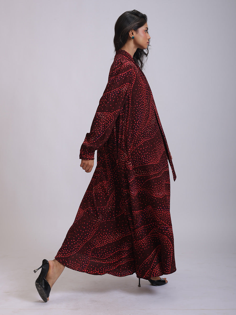TIE DRESS SILK