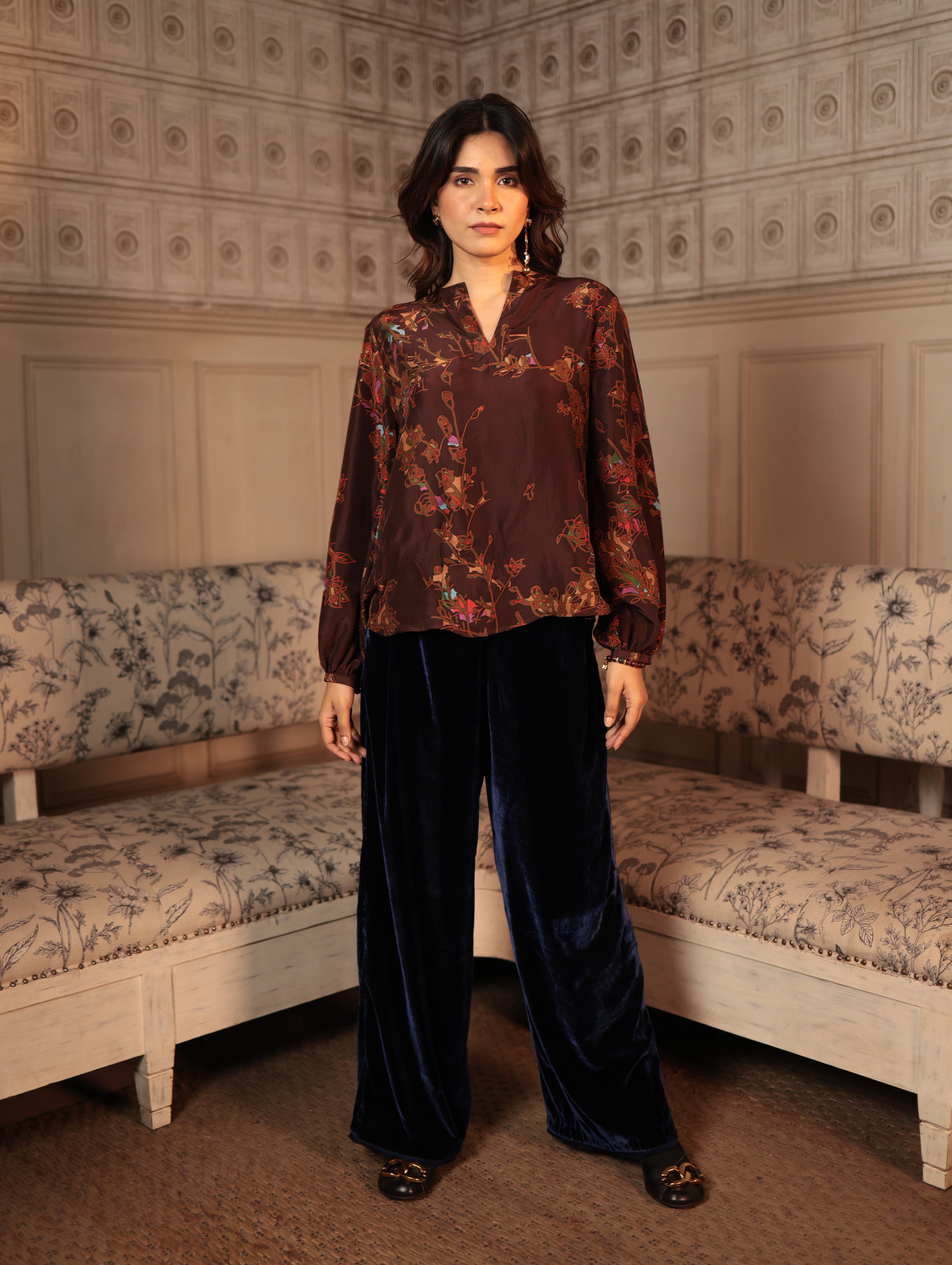 ELDA BLOUSE IN SILK