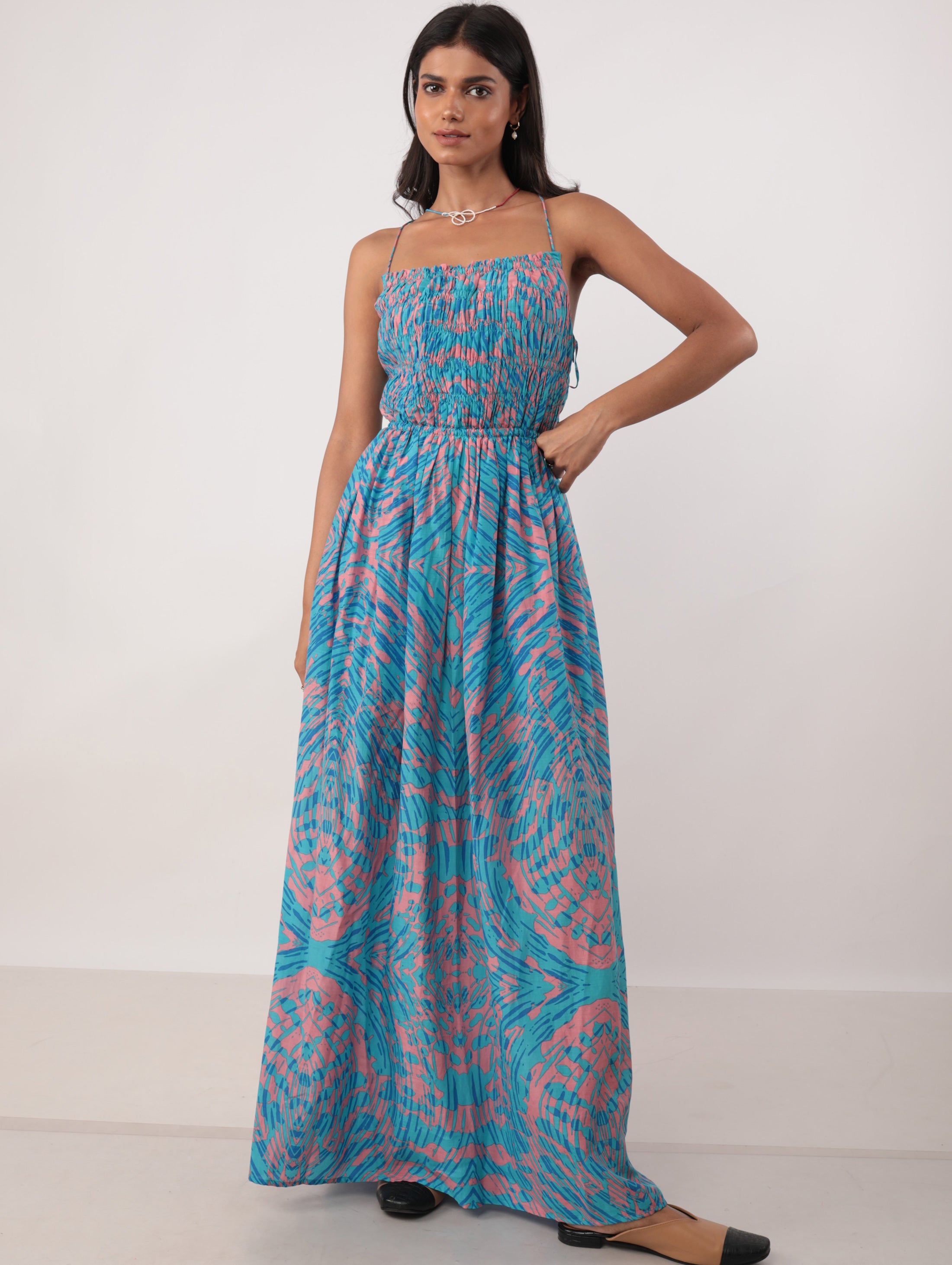 GATHER RUCHED DRESS