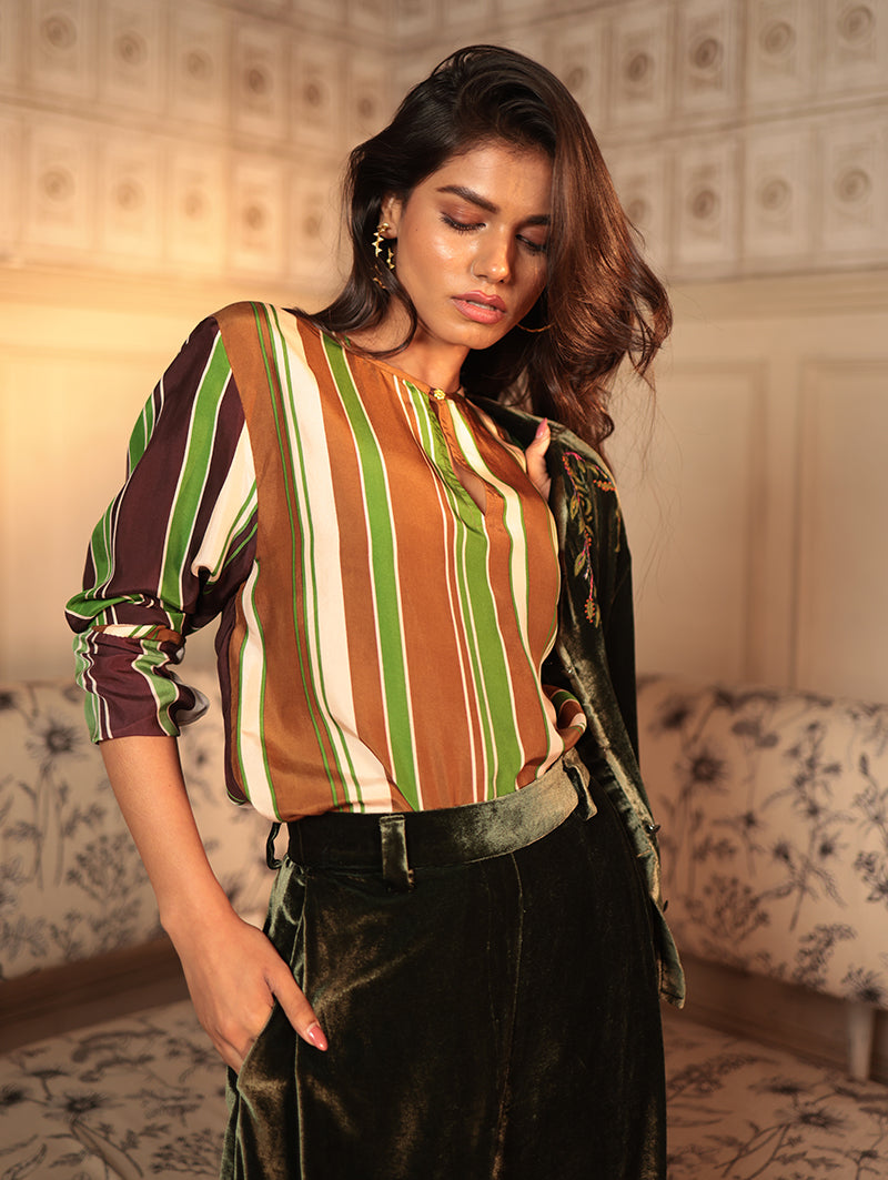 MONI SILK BLOUSE