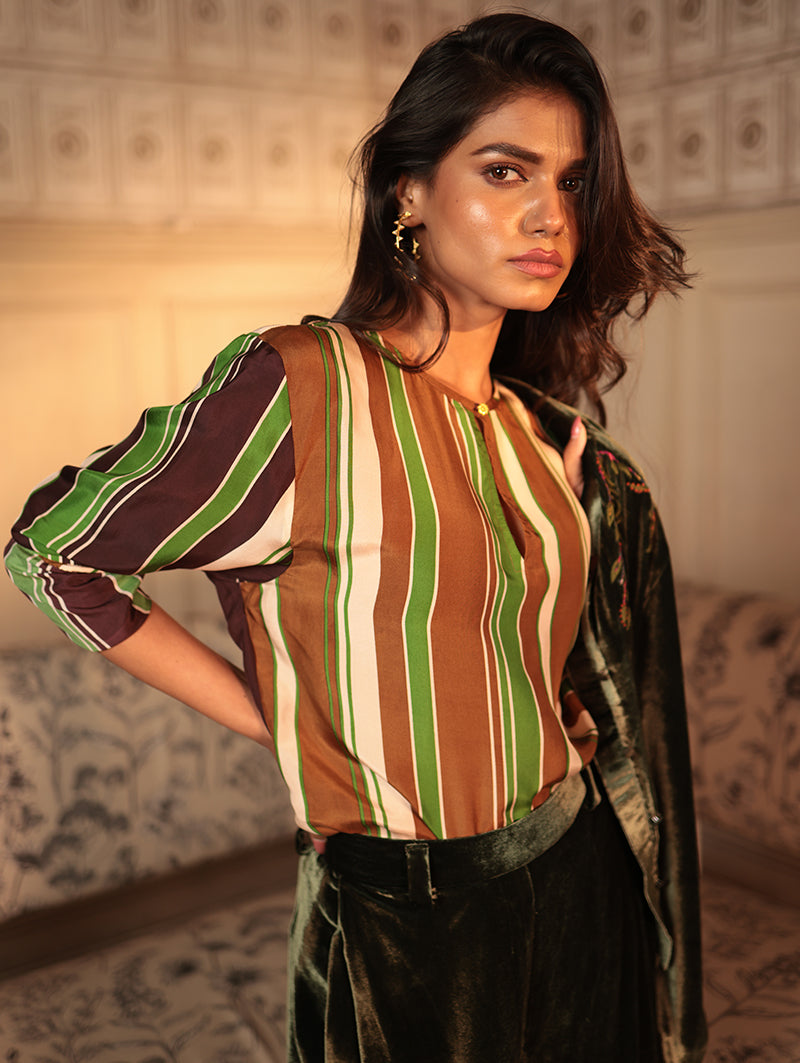 MONI SILK BLOUSE