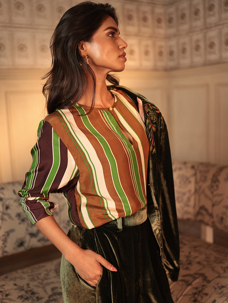 MONI SILK BLOUSE