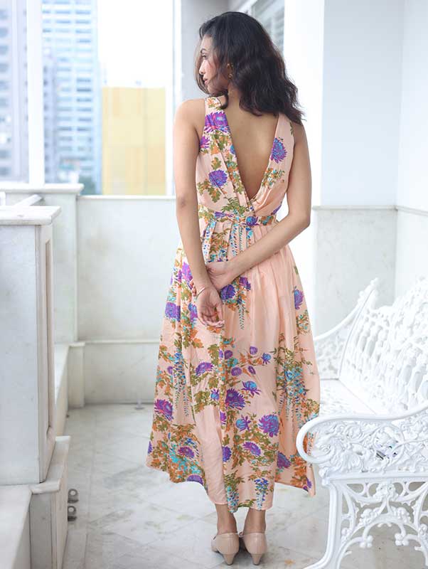 INES SILK DRESS