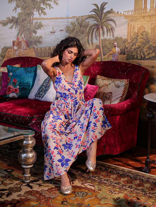 INES SILK DRESS