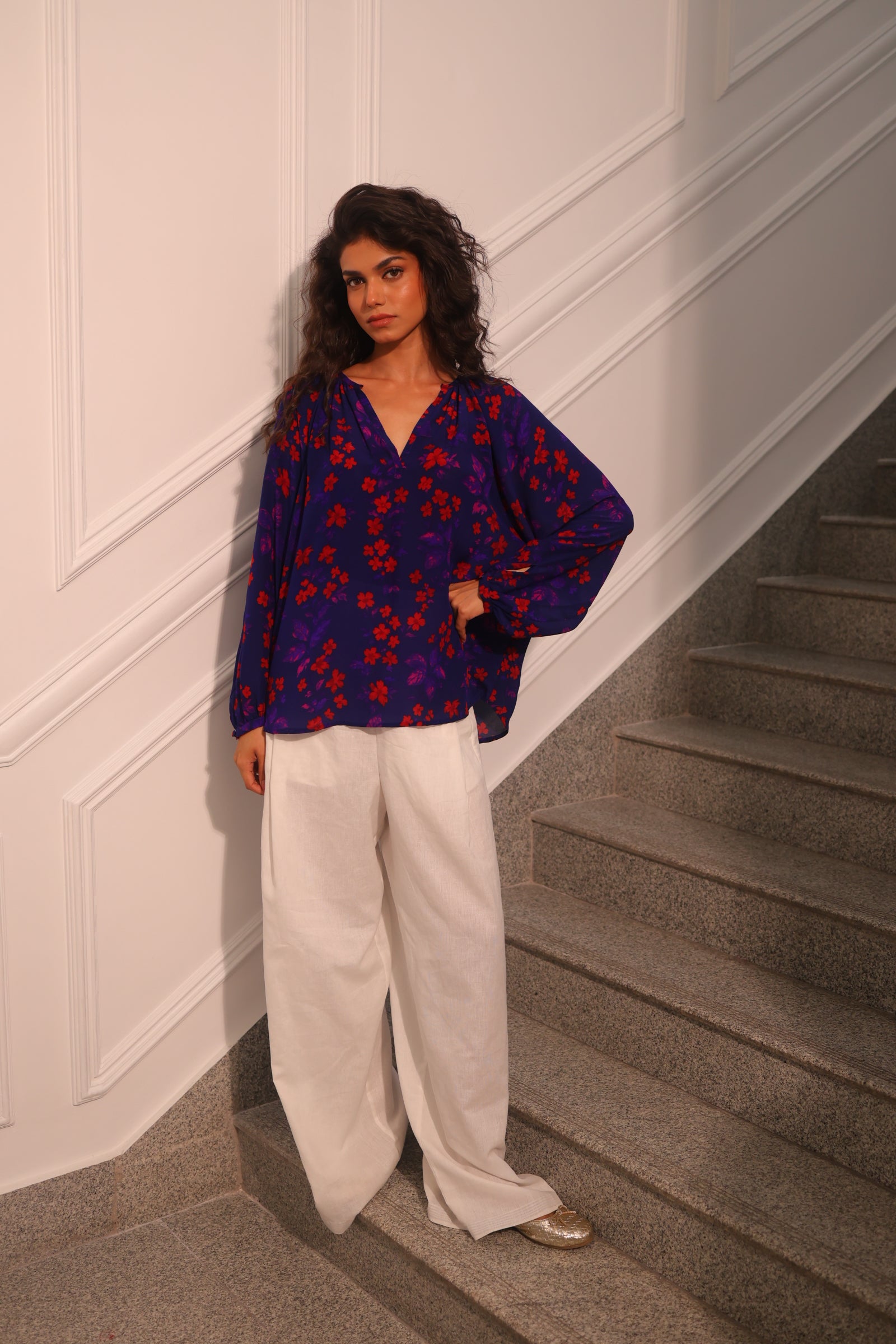 SILVIA SILK BLOUSE