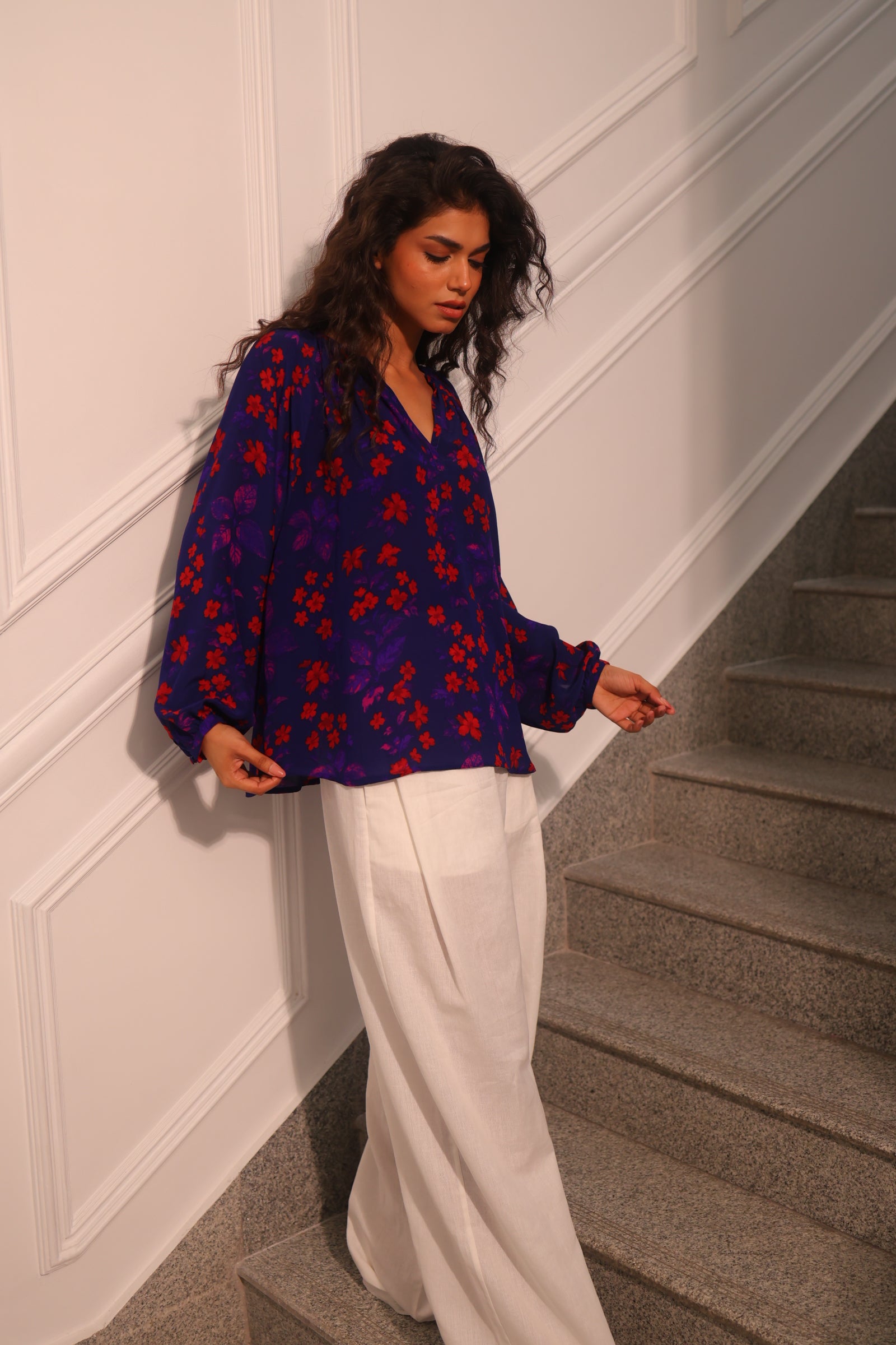 SILVIA SILK BLOUSE