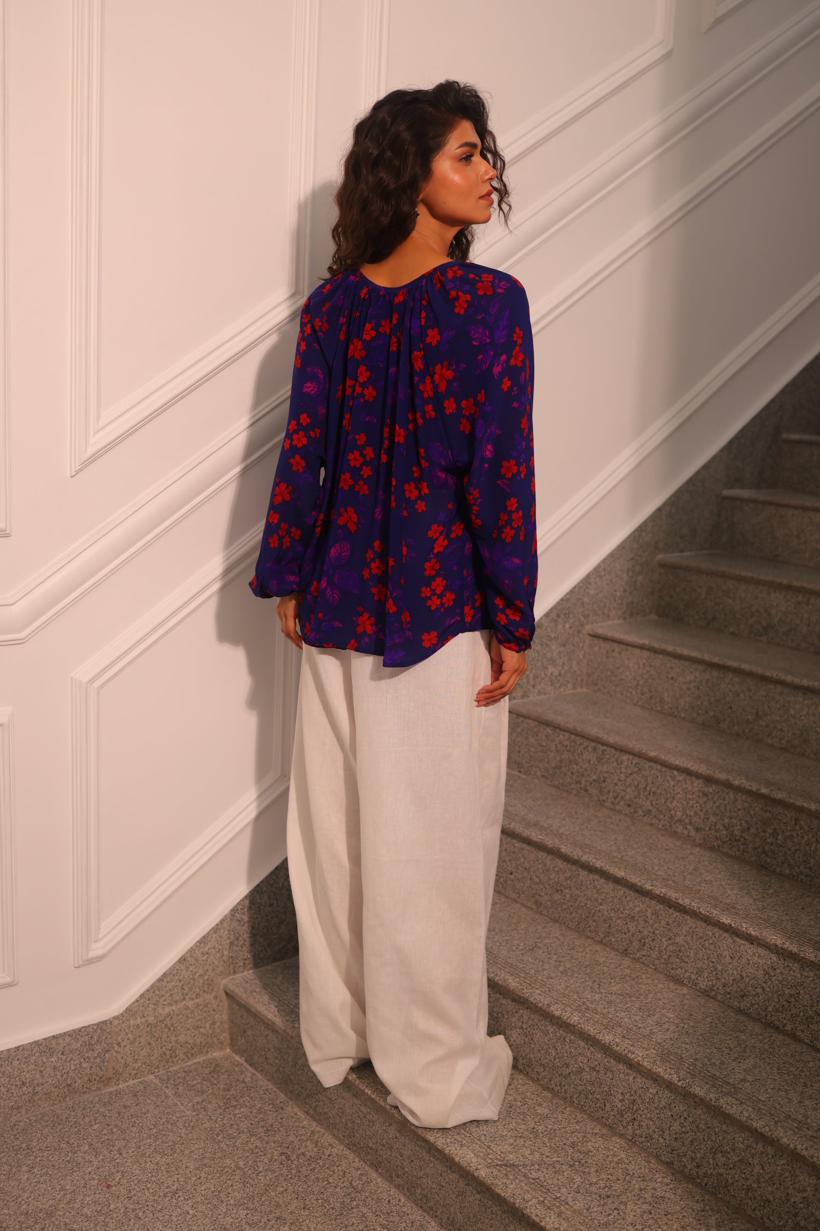 SILVIA SILK BLOUSE