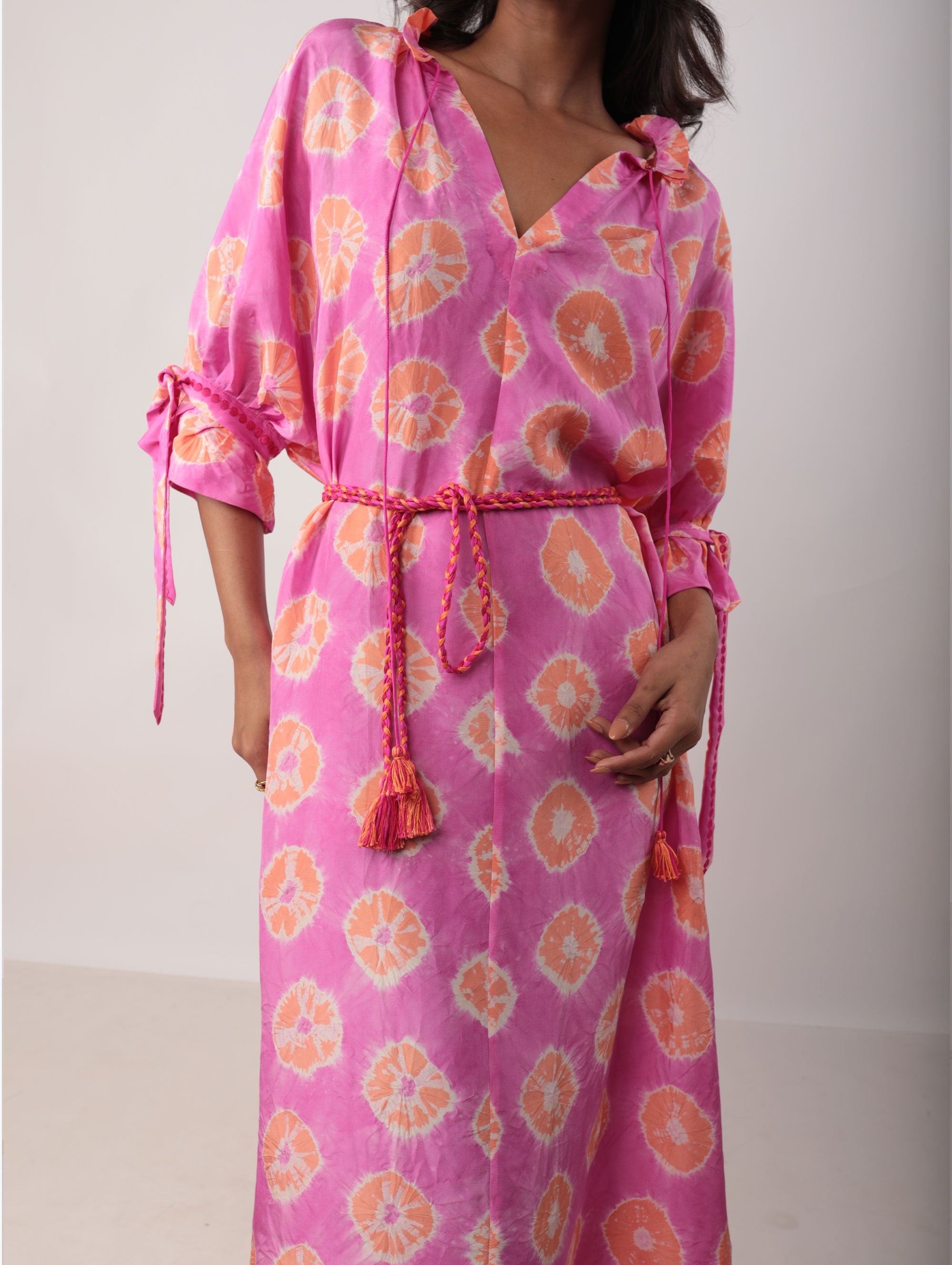 KYLIE SHIRT DRESS SILK