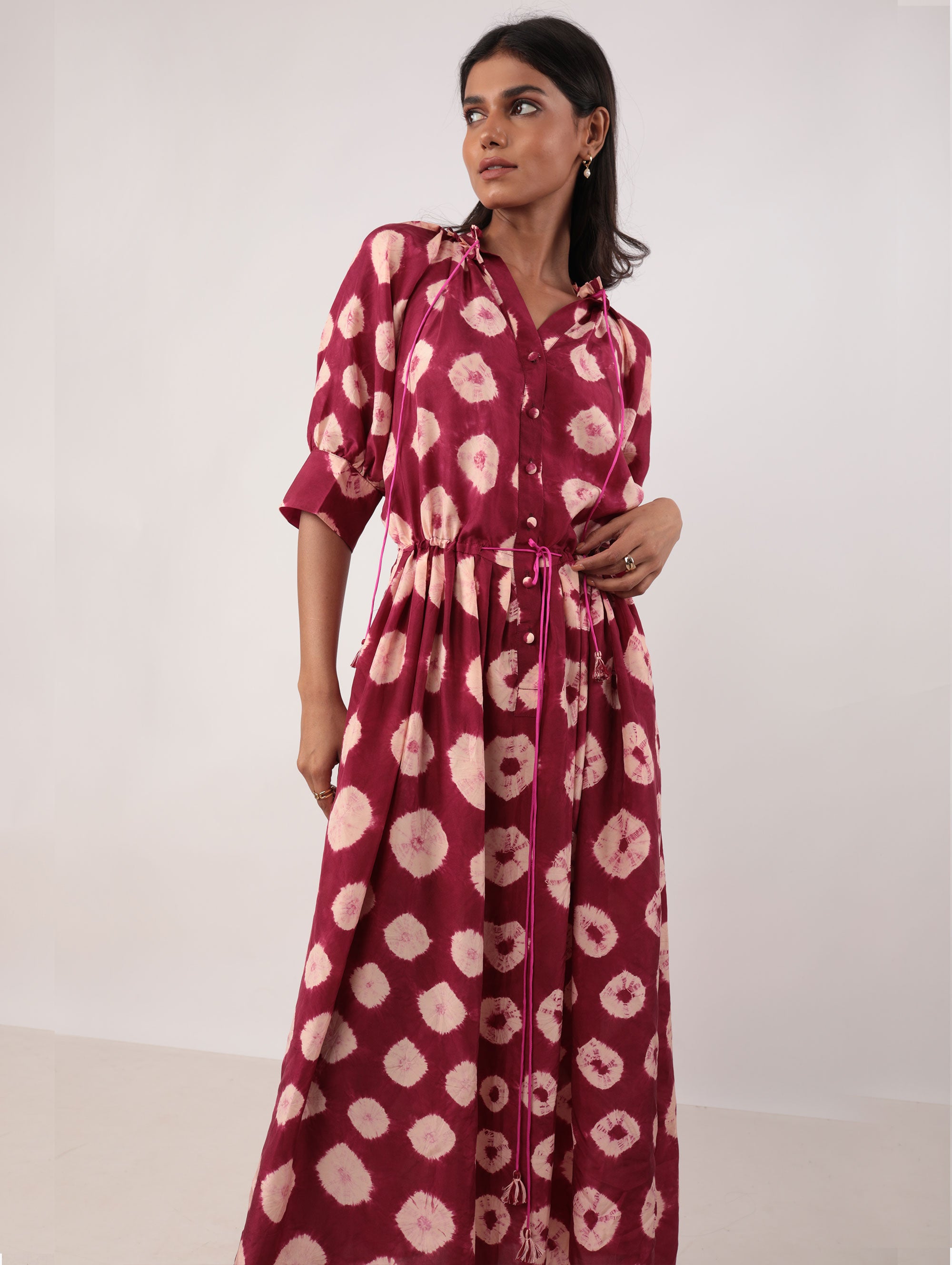 GAVIE DRESS IN SILK BATIK