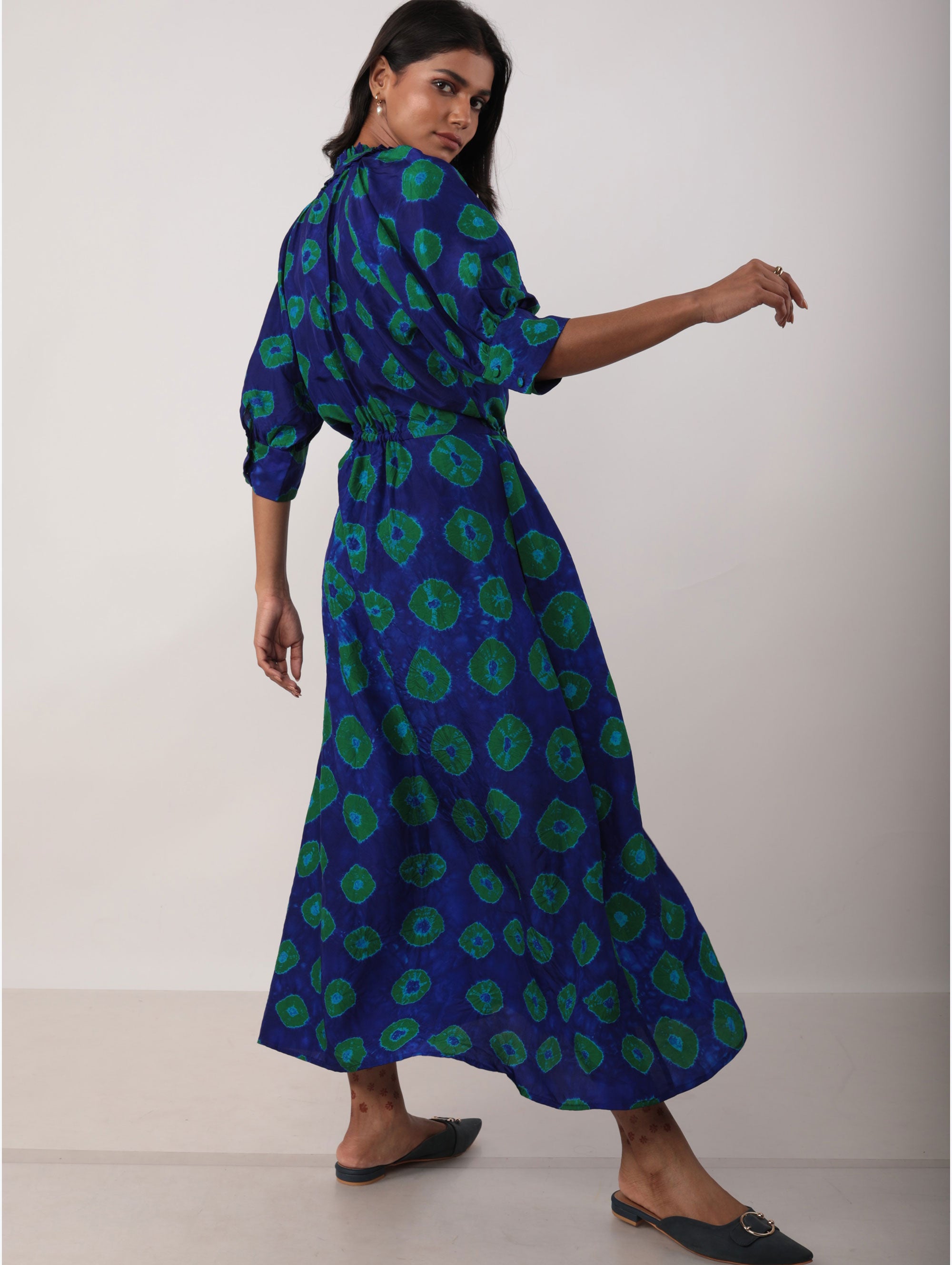 GAVIE DRESS IN SILK BATIK