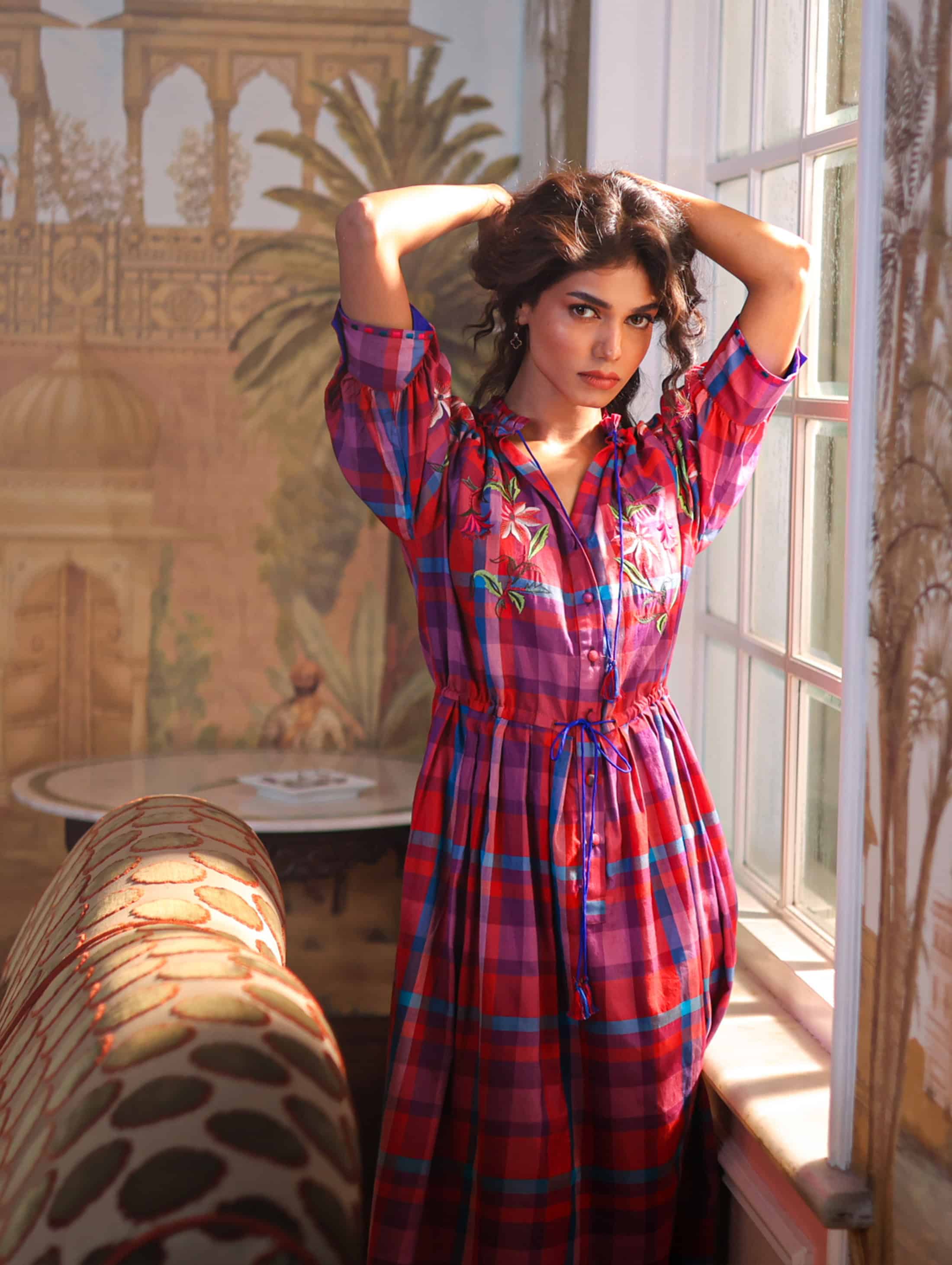 GAVIE DRESS PANAROMA GARDEN EMB