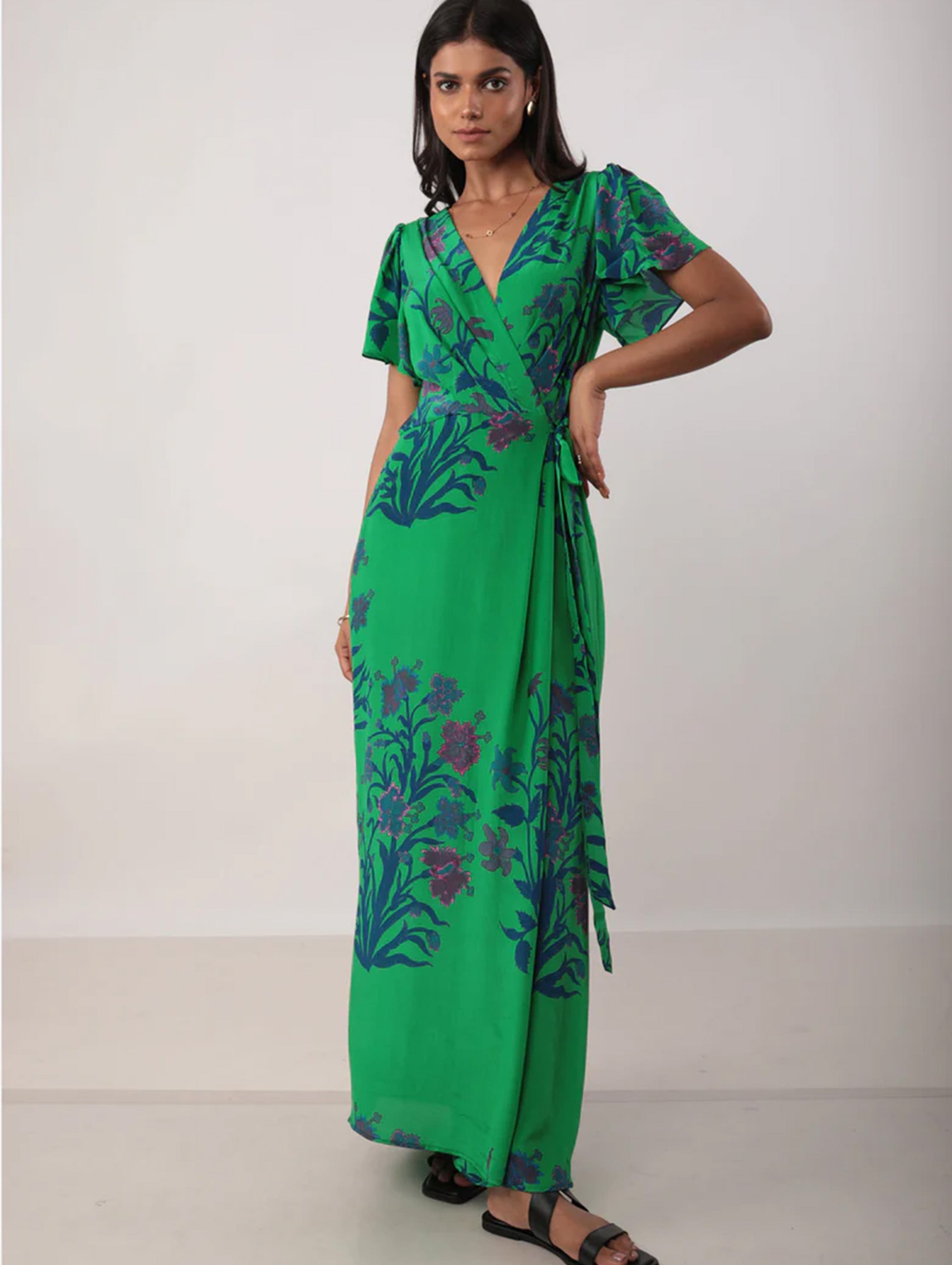 SUZZANE WRAP DRESS