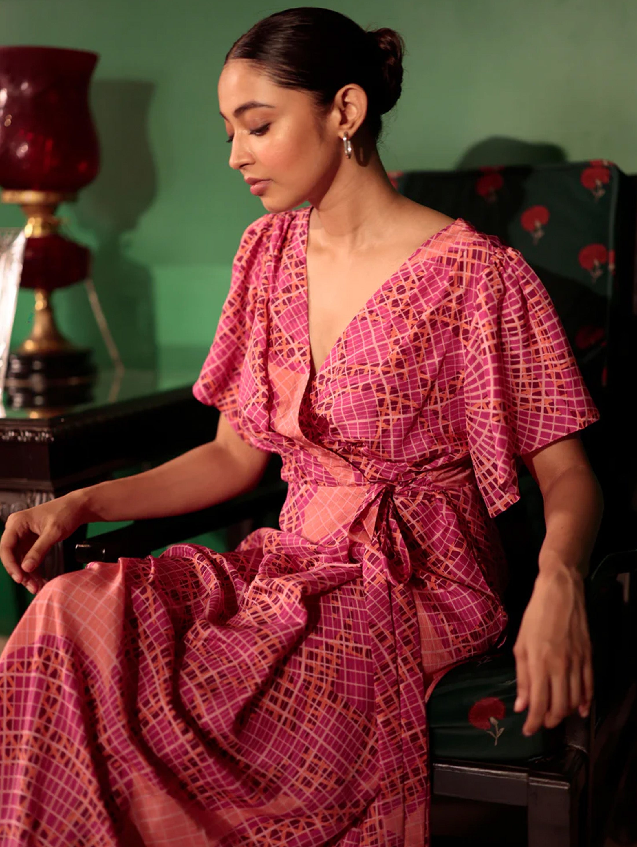 SUZZANE WRAP DRESS