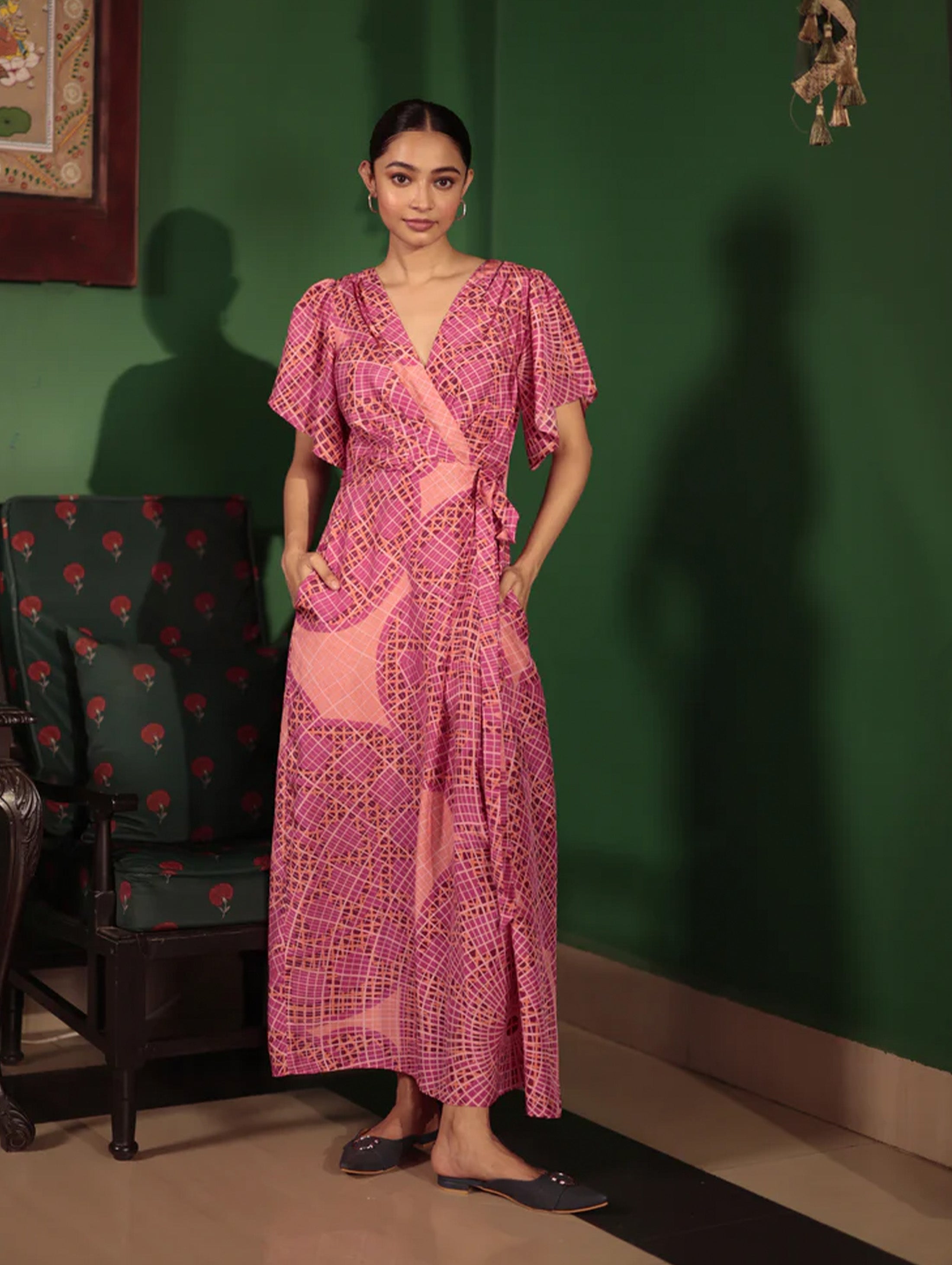 SUZZANE WRAP DRESS