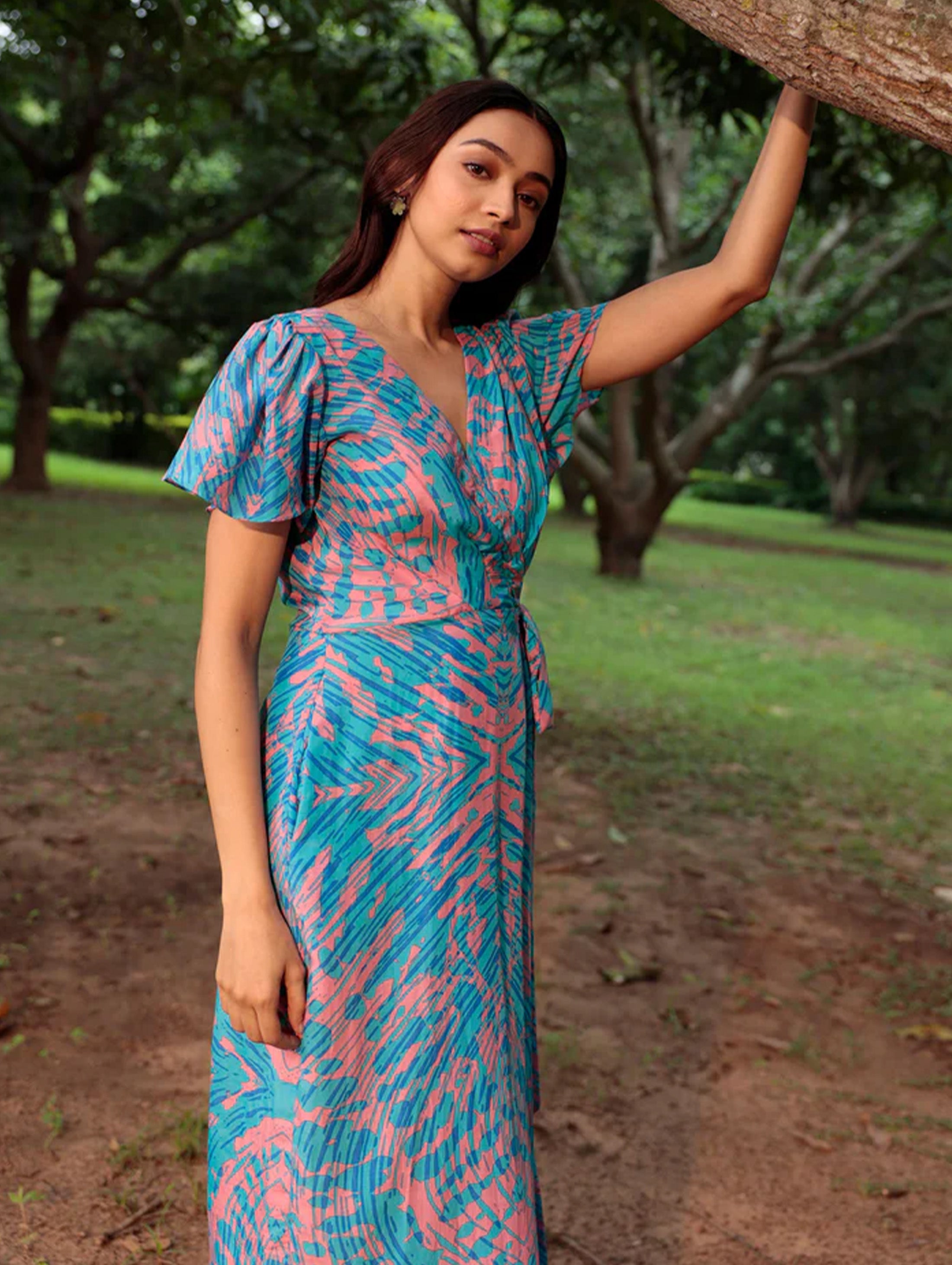 SUZZANE WRAP DRESS
