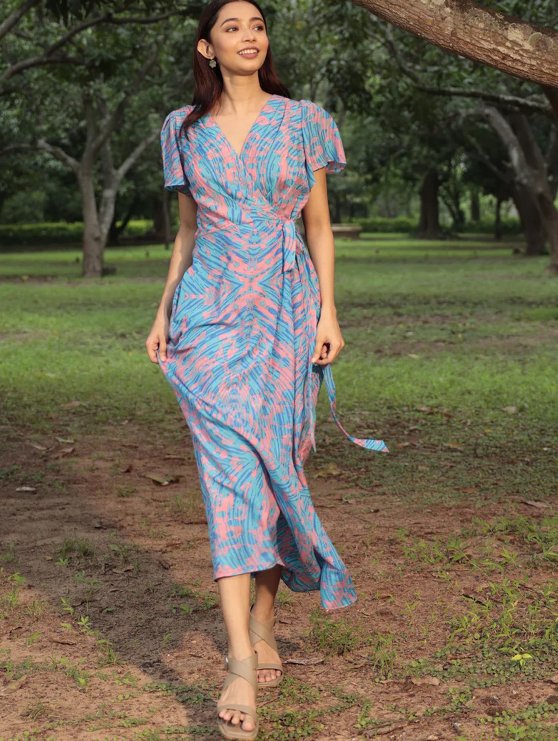 SUZZANE WRAP DRESS