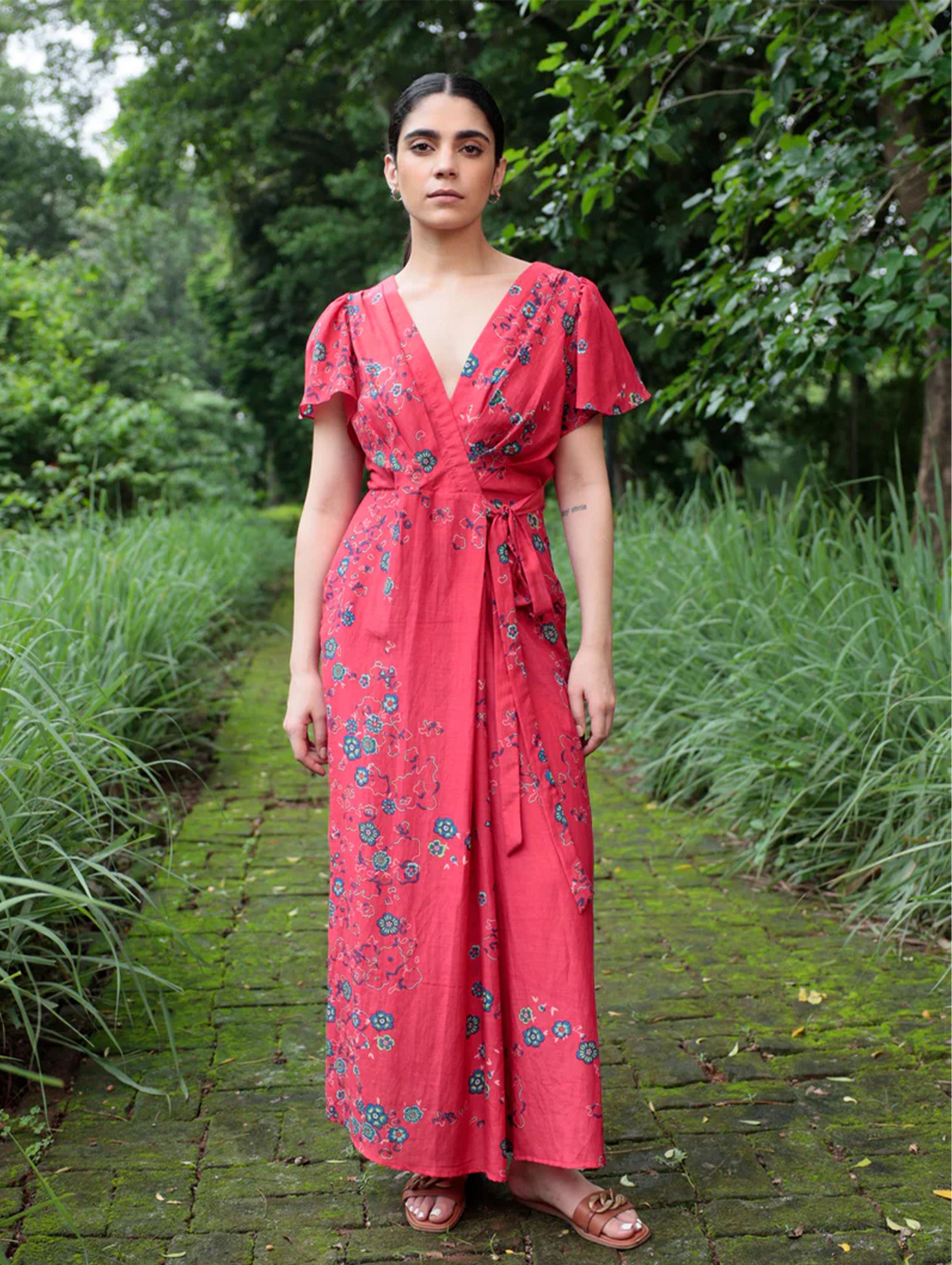 SUZZANE WRAP DRESS