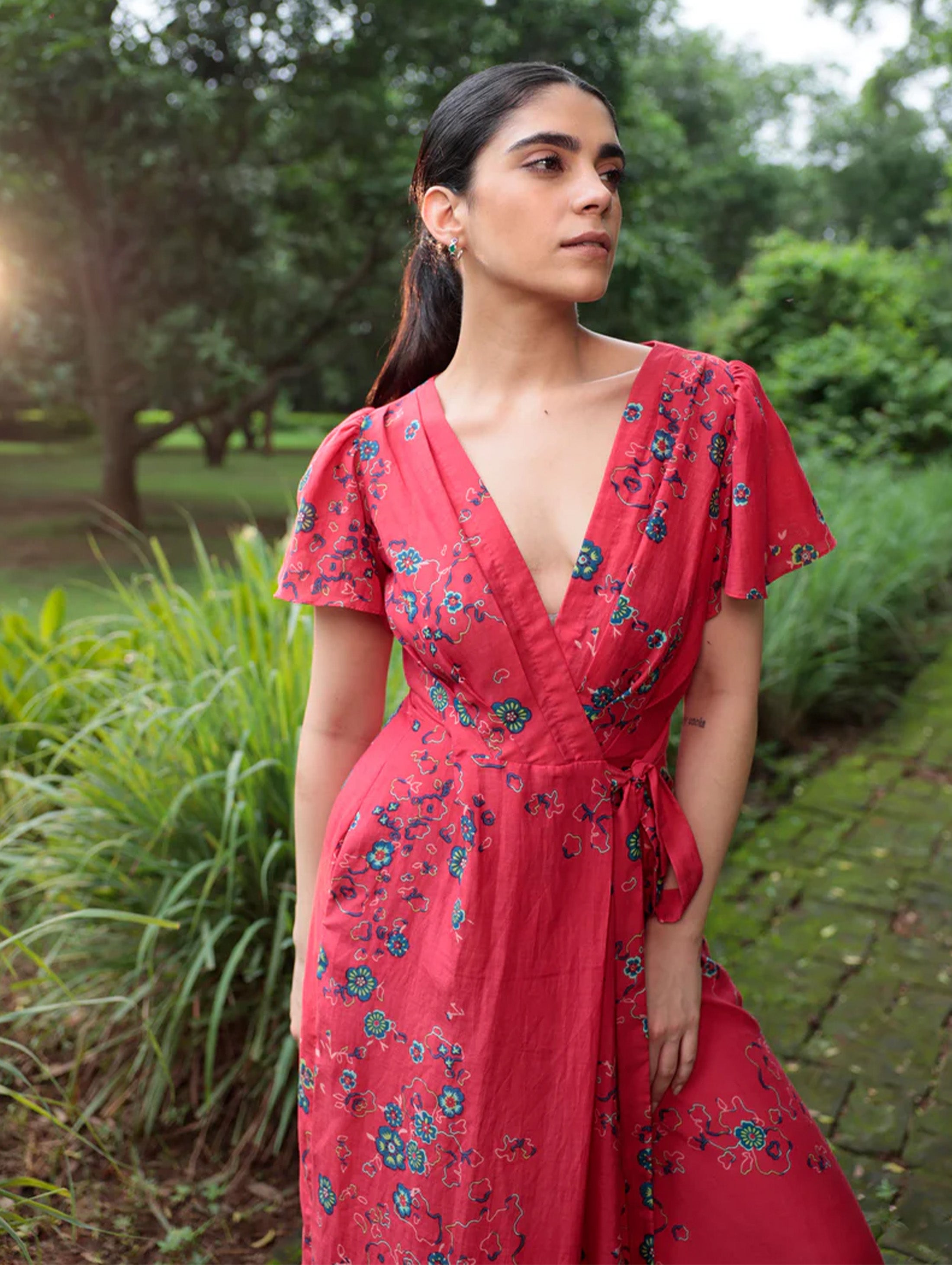 SUZZANE WRAP DRESS