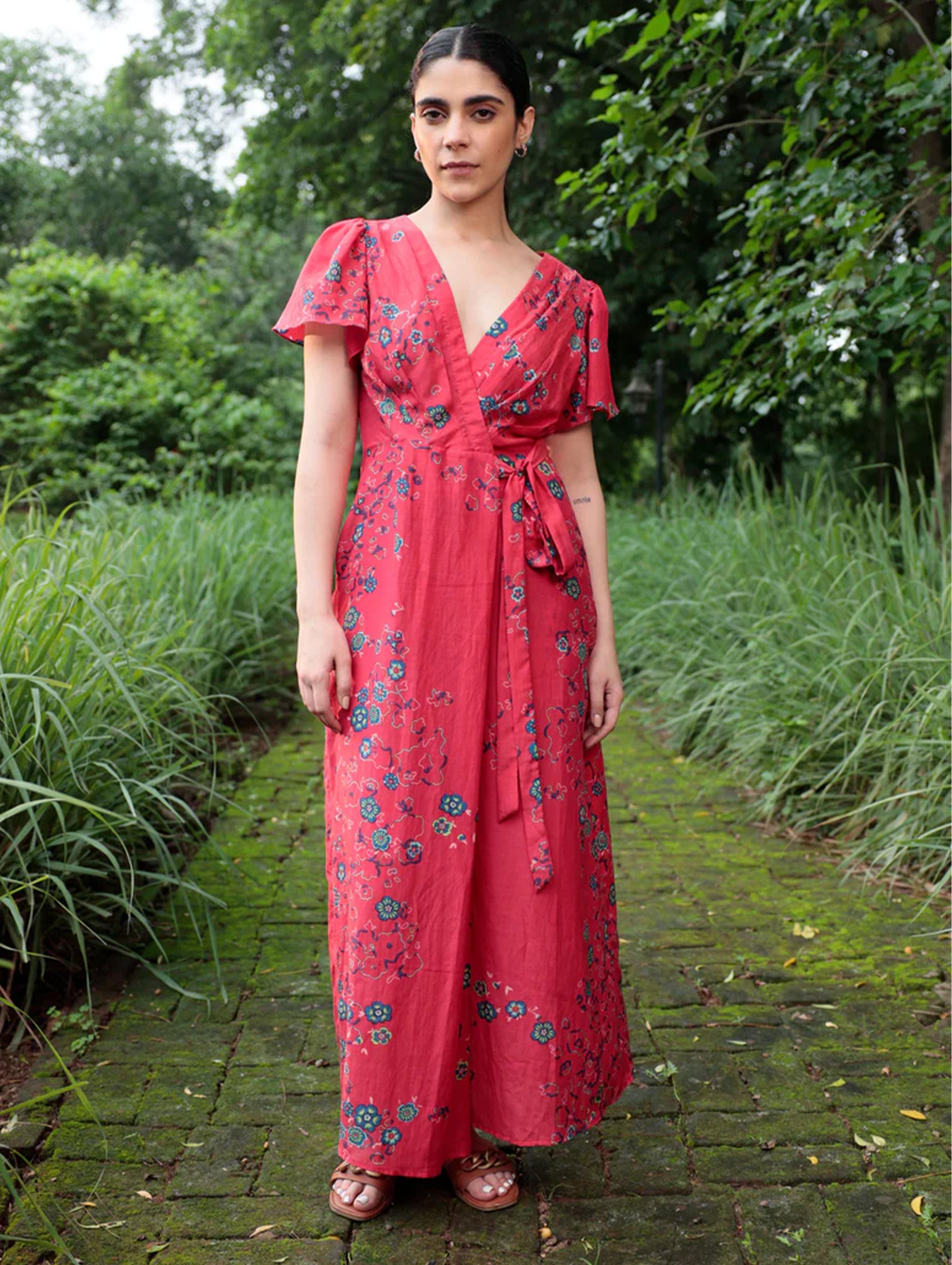 SUZZANE WRAP DRESS