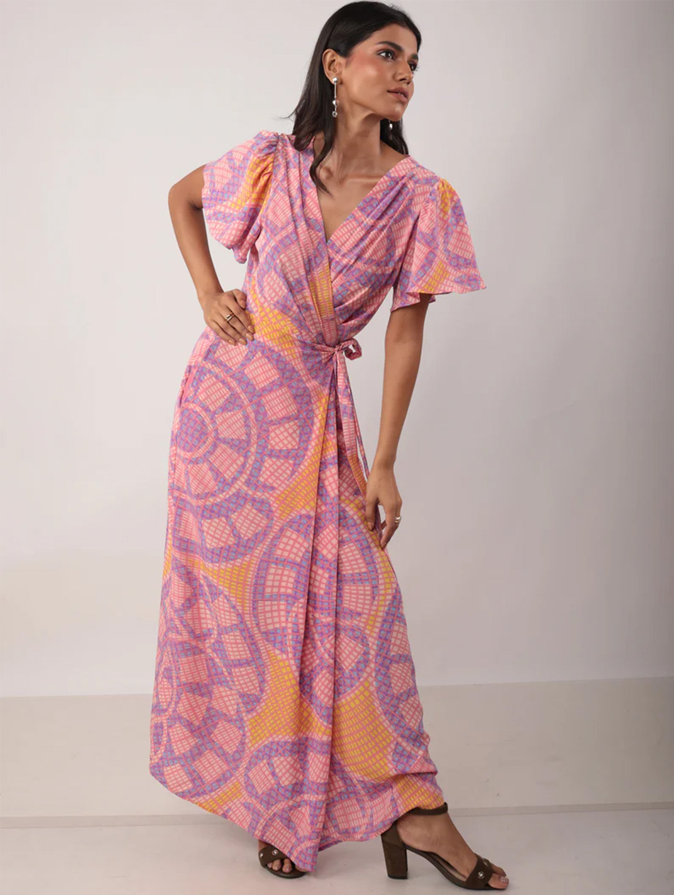 SUZZANE WRAP DRESS