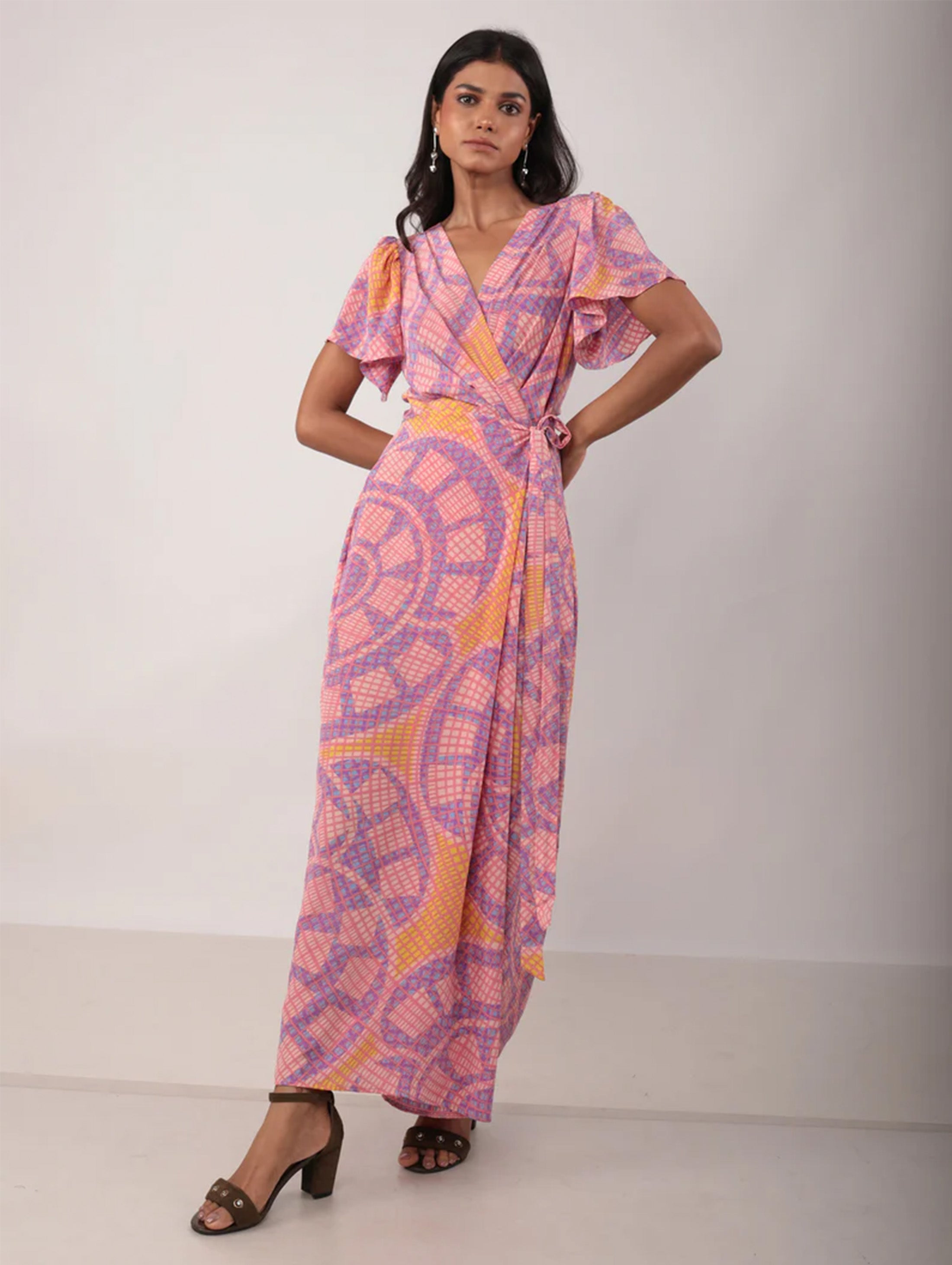 SUZZANE WRAP DRESS
