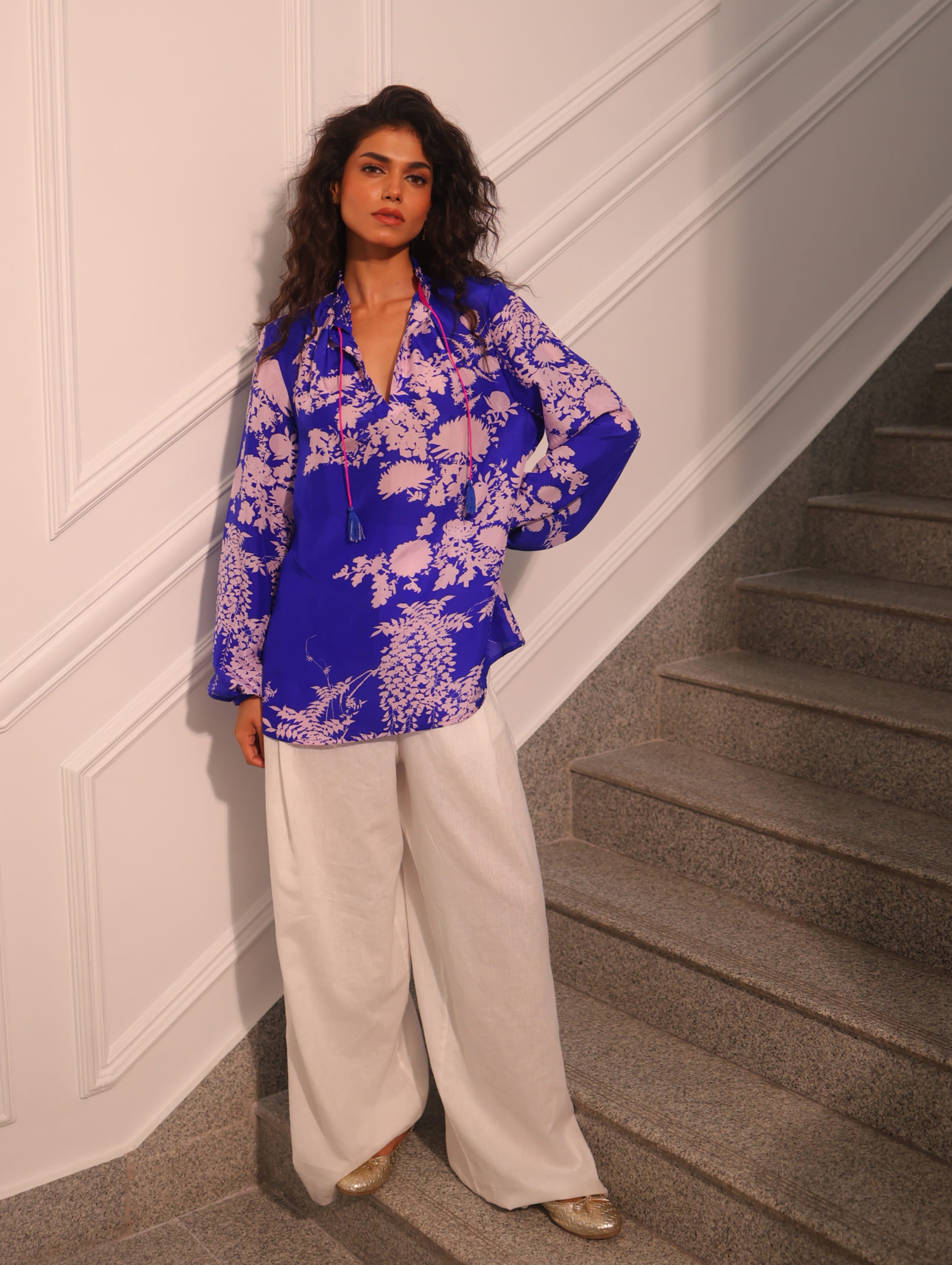 SILVIA SILK BLOUSE