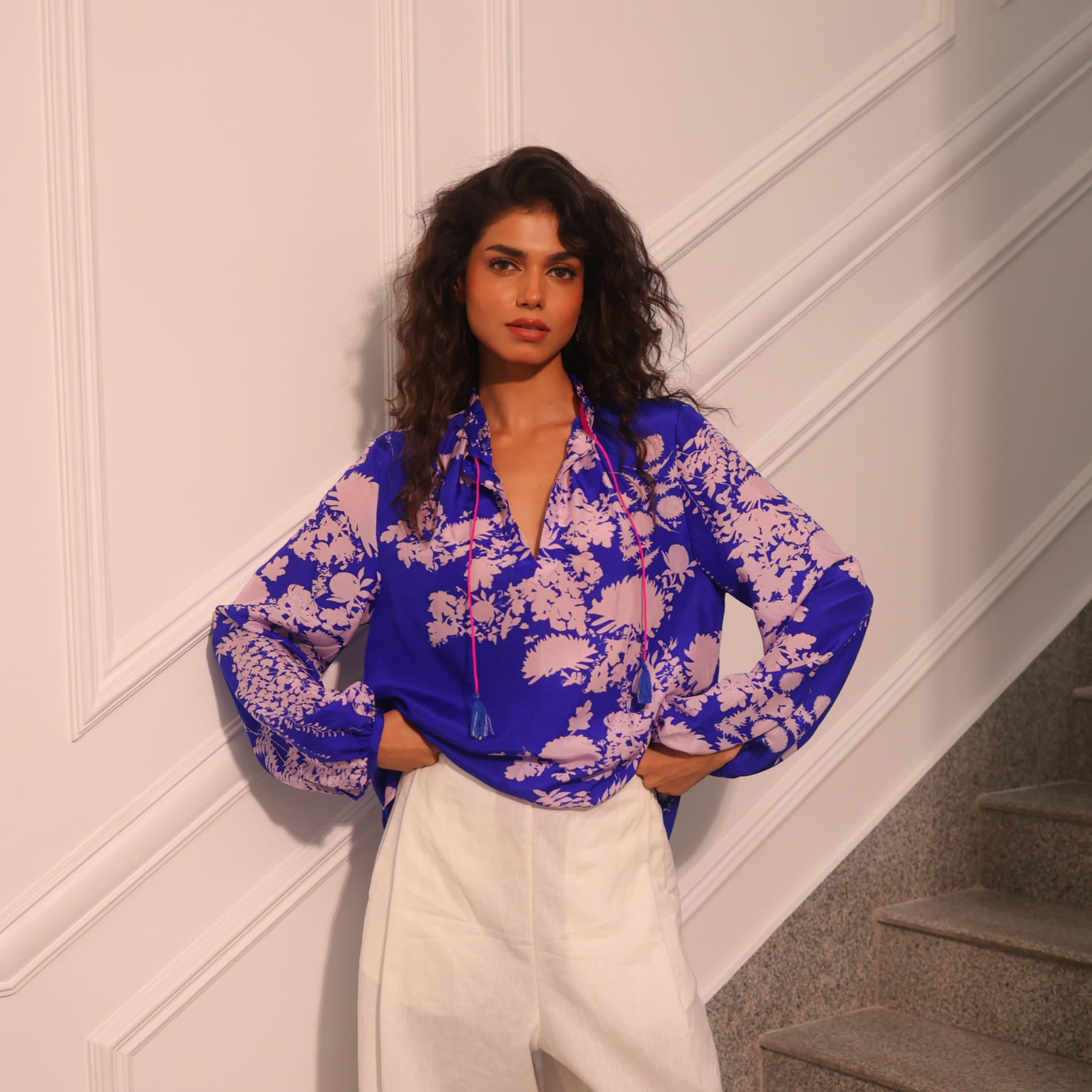 SILVIA SILK BLOUSE