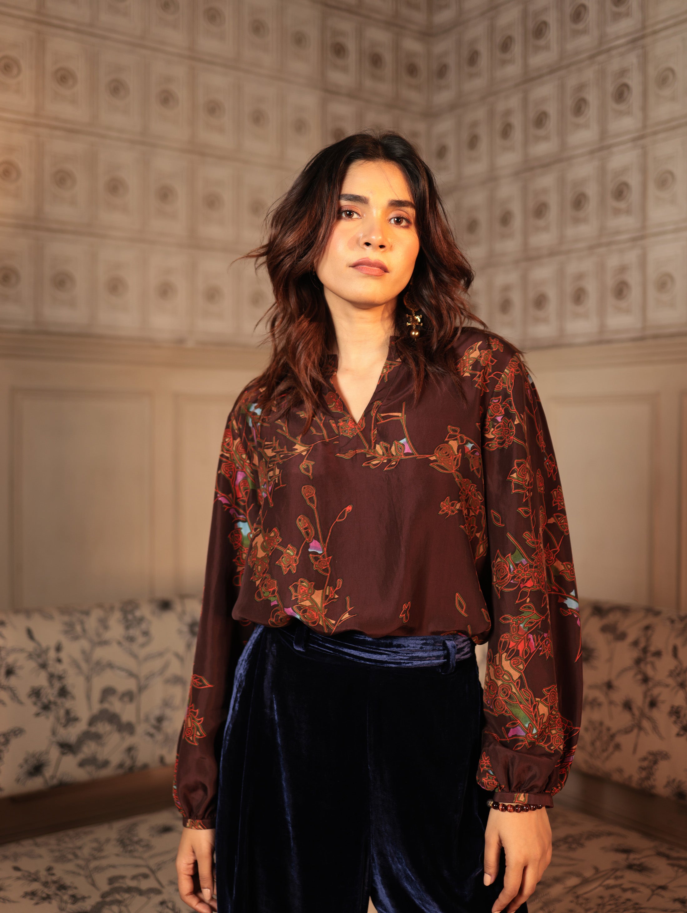 ELDA BLOUSE IN SILK