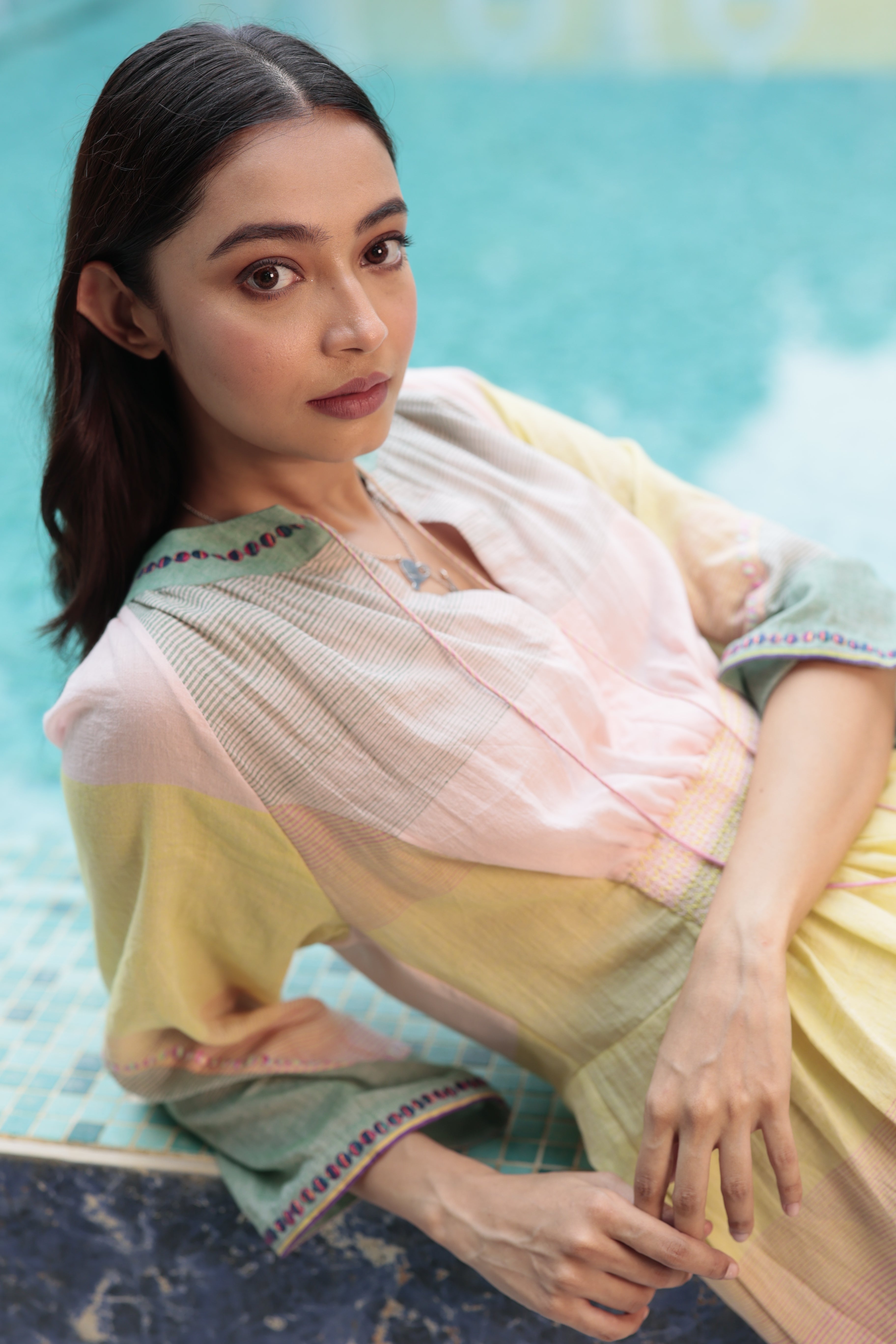 ADVA DRESS HANDLOOM  MUSLIN