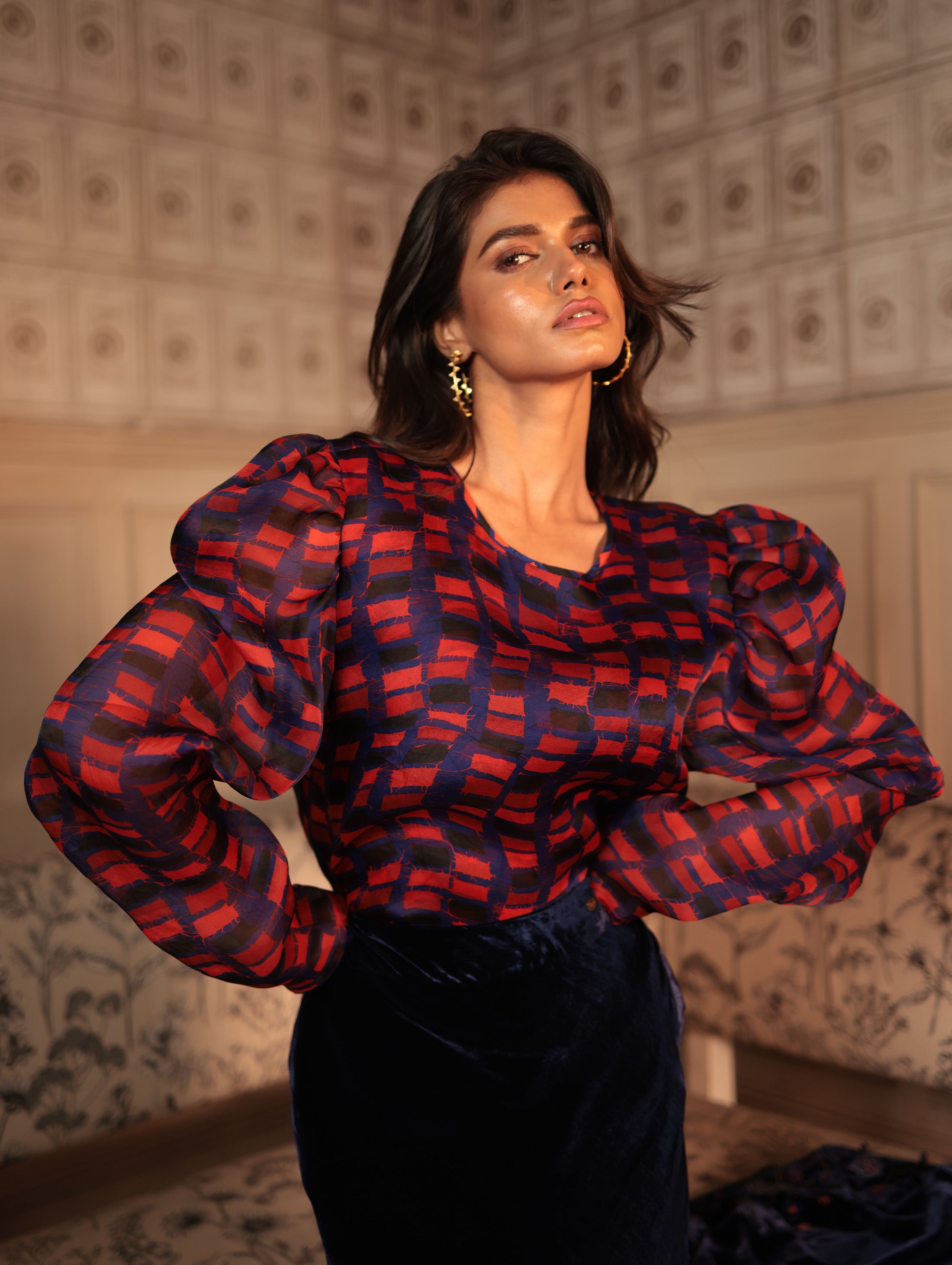 ARIANA SILK BLOUSE